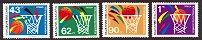 Basketball Centenary Mint Set of 4 Stamps Bulgaria, 1991